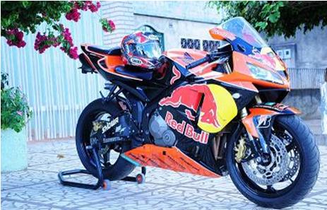 CBR1000rr 2006-2007 Redbull(Orange)