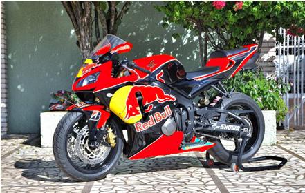 CBR1000rr 2006-2007 Redbull(red)