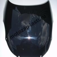 Ветровое стекло ZXR400 1989-1994 Дабл-Бабл Черное