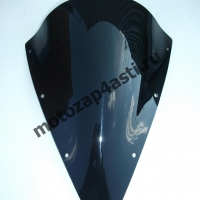 Ветровое стекло FZS600 Fazer  2001-2002 Дабл Бабл Черное
