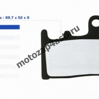 Колодки тормозные ST124 (Nissin 2p-248, EBC FA188)