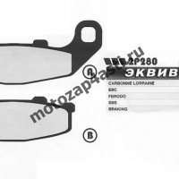 Колодки тормозные 2003, Соответствуют Артикулу: FA141(EBC), 2p-280(Nissin)