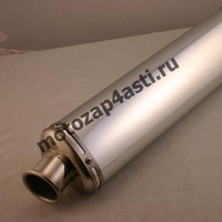 Глушитель Триовал CHROME-458х(105х105х95)