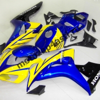 Комплект пластика Honda CBR1000RR 2006-2007 Сине-желто-черный.
