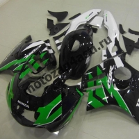 Комплект мотопластика Honda CBR600F3 95-98 Зелено-Бело-Черный.