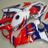 Комплект мотопластика Honda CBR600F3 95-98 Стоковый бело-сине-красный.