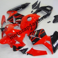Комплект Мотопластика Honda CBR600RR 03-04 Красно-черный -1.