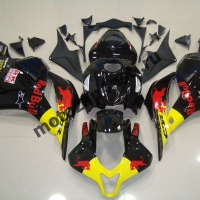 Комплект Мотопластика Honda CBR600RR 07-08 RedBULL черный