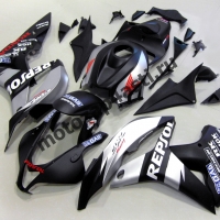 Комплект Мотопластика Honda CBR600rr 09-12 Repsol серебристо-черный.