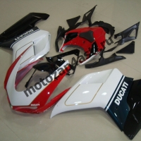 Комплект пластика DUCATI 848 1098 1198 Штатный Бело-Черно-Красный.