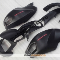 Комплект пластика DUCATI 696 797 1100 1100S Черный матовый.