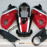 Комплект пластика DUCATI 696 797 1100 1100S Черно-бело-красный-1.