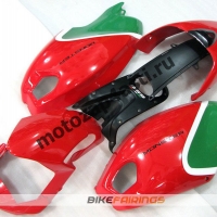 Комплект пластика DUCATI 696 797 1100 1100S Красно-зеленый.