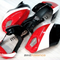 Комплект пластика DUCATI 696 797 1100 1100S Черно-бело-красный-3.