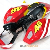 Комплект пластика DUCATI 696 797 1100 1100S Черно-бело-красный-4.