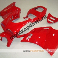 Комплект пластика DUCATI 748 916 996  Красный-2.