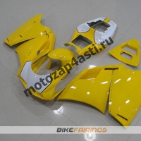 Комплект пластика DUCATI 748 916 996  Желто-белый.