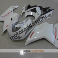 Комплект пластика DUCATI 848 1098 1198 Белый.