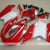 Комплект пластика DUCATI 848 1098 1198 Бело-Красный.