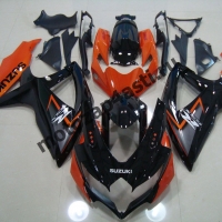 Комплекты пластика Suzuki GSXR600-750 06-07 Оранжево-Черный-1.