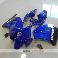 Комплект Мотопластика Honda CBR250 MC22 Черно-Синий-2.
