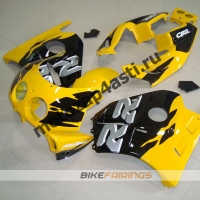 Комплект Мотопластика Honda CBR250 MC22 Черно-Желтый-1.