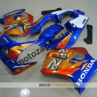Комплект Мотопластика Honda CBR250 MC19 Оранжево-Синий.