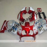 Комплект Мотопластика Honda CBR250 MC19 Красно-Серебристый.