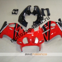 Комплект Мотопластика Honda CBR250 MC19 Красно-Черный-1.