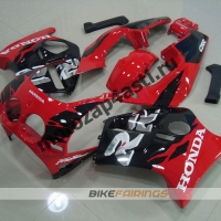 Комплект Мотопластика Honda CBR250 MC19 Красно-Черный-2.