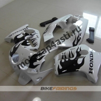 Комплект Мотопластика Honda CBR250 MC19 Белый с черным огнем.