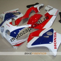 Комплект Мотопластика Honda CBR250 MC19 Бело-Красно-Синий.