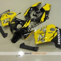 Комплект Мотопластика Honda CBR250 MC19 Желто-Черный-1.