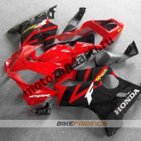 Комплект мотопластика Honda CBR600 F4i 01-07 Сток Красно-Черный.