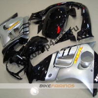 Комплект мотопластика Honda CBR600F3 95-98 Черно-Серебристый.