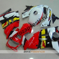 Комплект мотопластика Honda CBR600F3 95-98 Красно-Бело-Черно-Желтый.