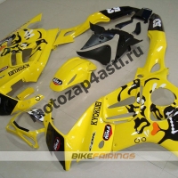 Комплект мотопластика Honda CBR600F3 97-98 Желто-Черный.