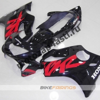 Комплект пластика Honda CBR600F4 98-00 Черно-Красный-1.