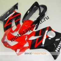 Комплект пластика Honda CBR600F4 98-00 Штатный Красно-черный.