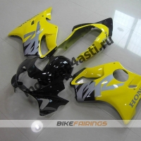 Комплект пластика Honda CBR600F4 98-00 Черно-Желтый.