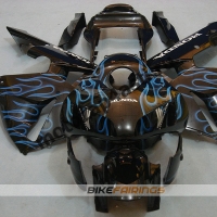 Комплект Мотопластика Honda CBR600RR 03-04 Синее пламя.