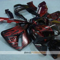 Комплект Мотопластика Honda CBR600RR 03-04 Красное пламя.