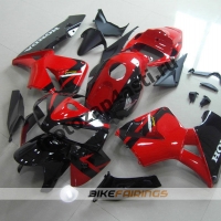 Комплект Мотопластика Honda CBR600RR 05-06 Красно-Черный-3.