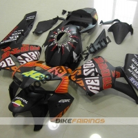 Комплект Мотопластик Honda CBR600RR 05-06 V.Rossi черный матовый.