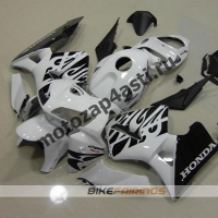 Комплект Мотопластика Honda CBR600RR 05-06 Бело-Черный-1.