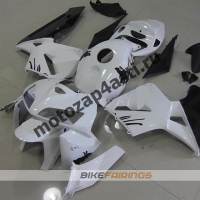 Комплект Мотопластика Honda CBR600RR 05-06 Бело-Черный-2.