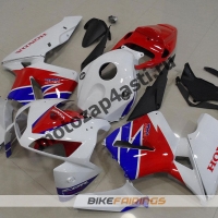 Комплект Мотопластика Honda CBR600RR 05-06 Бело-красно-синий-3.