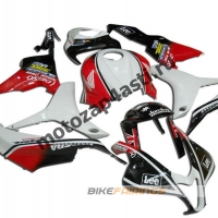 Комплект Мотопластика Honda CBR600rr 07-08 Красно-бело-черный-2.