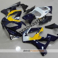 Комплект Мотопластика Honda CBR929RR 00-01 Бело-сине-желтый.