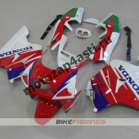 Комплект Мотопластика Honda NSR250 MC21 Красно-Бело-Сине-Зеленый-1.
